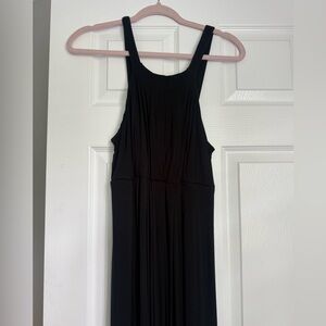 Soma Black Halter Maxi Dress M